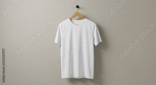 White wedding dress on mannequin or hanger, a fashion clothing template for design