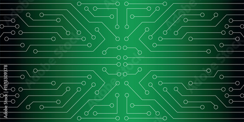 modern green black technology background with diagonal rounded lines. Geometric stripe line art design. digital technology design