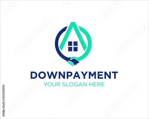 deal payment house sale and purchase logo designs