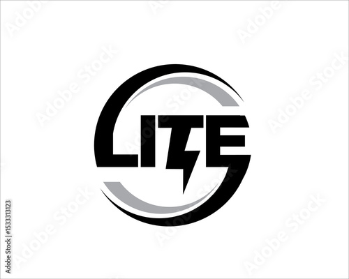 lite electric power logo designs for business service