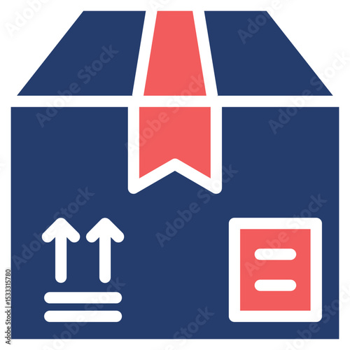 Box solid color icon