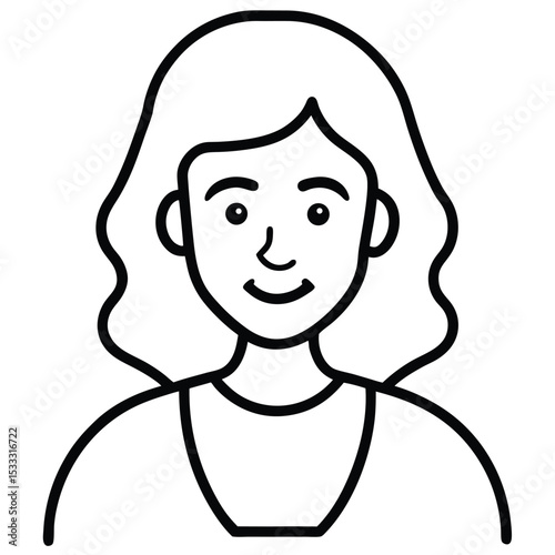 mother line art vector