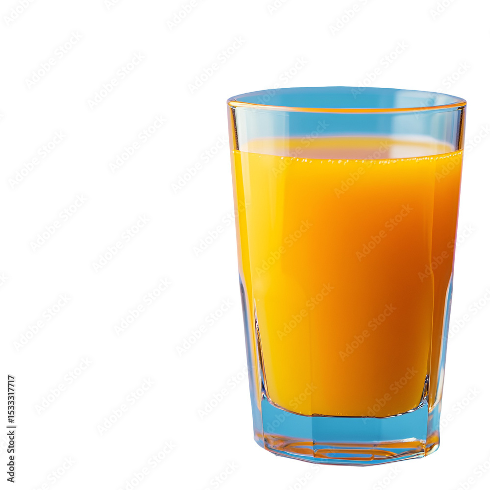 Refreshing Orange Juice in Glass Refreshing Orange Juice in Glass