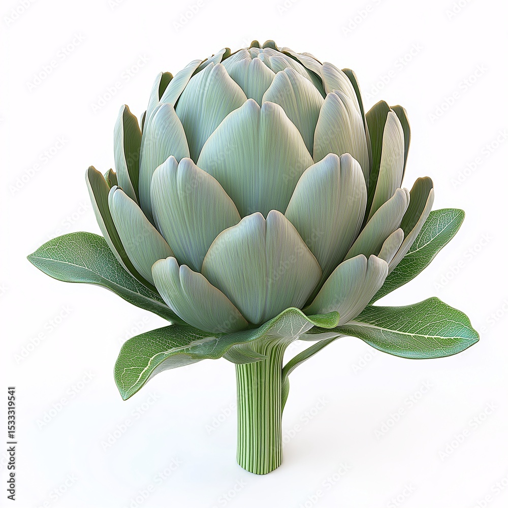 Fresh Organic Artichoke Vegetable. Healthy Green Plant for Sustainable Cooking and Nutrition Fresh Organic Artichoke Vegetable. Healthy Green Plant for Sustainable Cooking and Nutrition