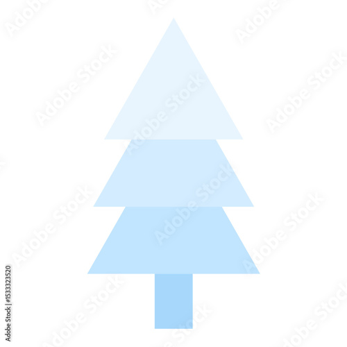 Minimalist vector illustration of a tree with clean lines and natural symmetry, perfect for eco-friendly designs, sustainability concepts, nature branding, and environmental graphics.