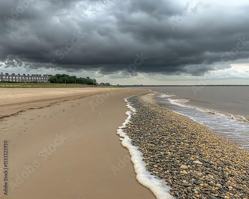 Stormy beach scene (1)