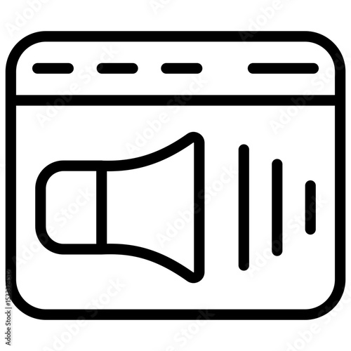 sound designer line icon