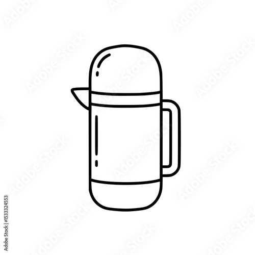 Coffee Pot Line Drawing