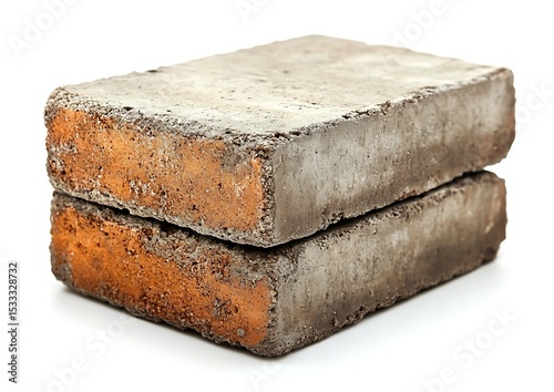 Two stacked paving stones