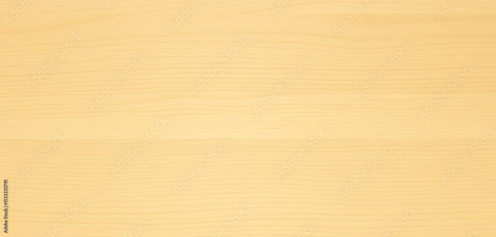 Naklejka premium Soft Lines, Yellow-Beige Tones Polished Maple Wood Texture