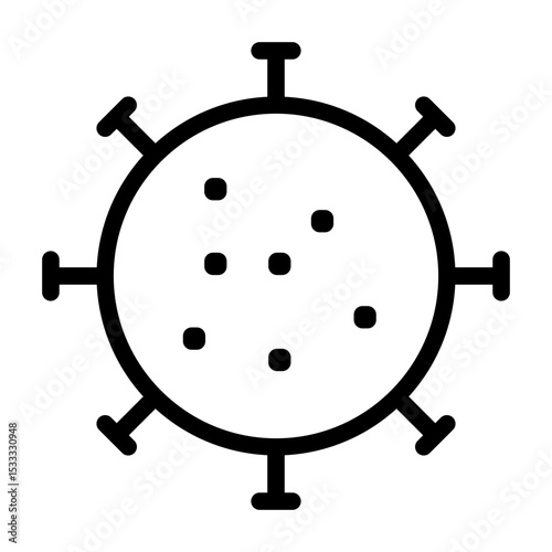 virus line icon