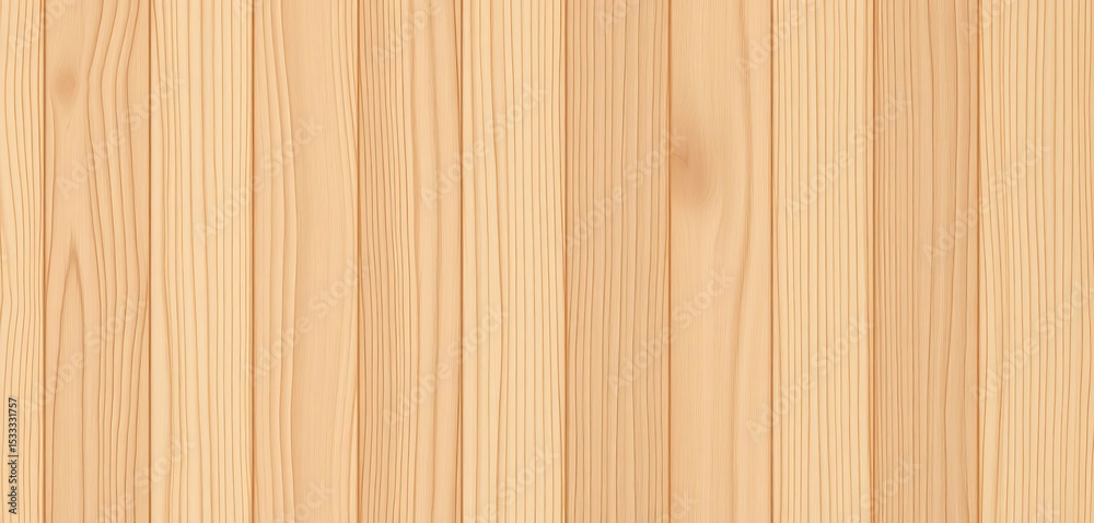 Fototapeta premium Warm-toned Softwood Texture Vertical Grain Wooden Background Image