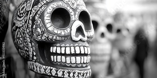 Ornate Skull Decor
