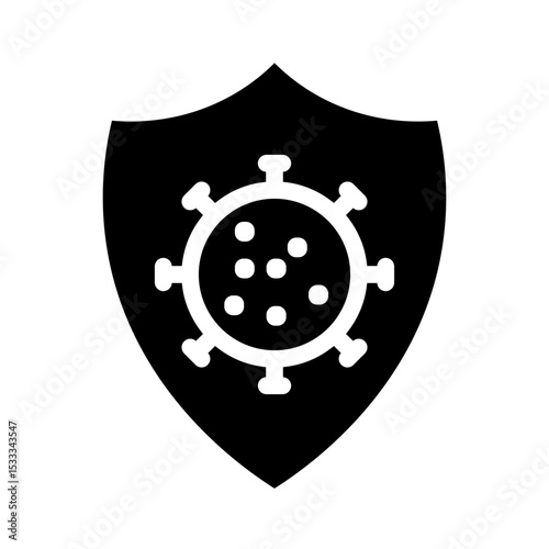 immune system glyph icon