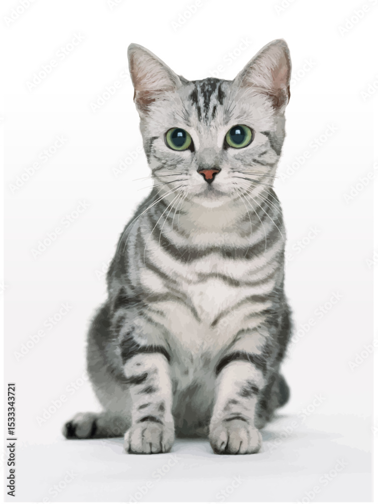 Obraz premium kitty american short hair