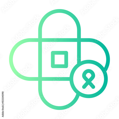 band aid gradient icon