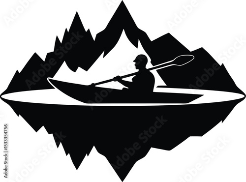 fishing boat silhouette vector