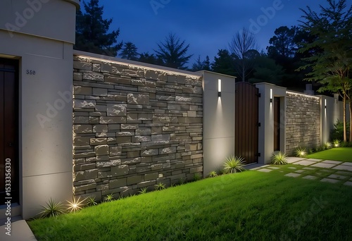 entrance to the house