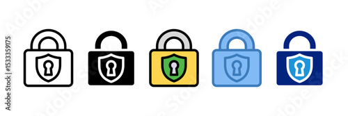 Lock Icon Element For Design