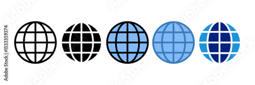 Globe Icon Element For Design
