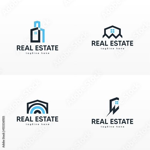 Modern Minimalist Real Estate Logo Design