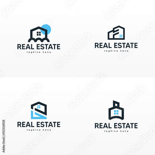 Modern Minimalist Real Estate Logo Design