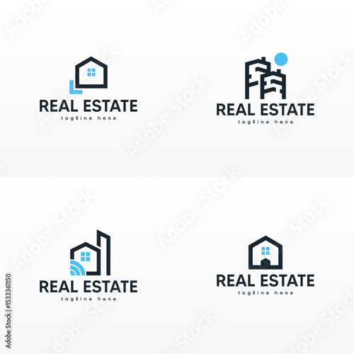 Modern Minimalist Real Estate Logo Design