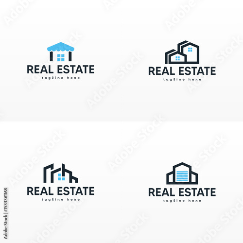 Modern Minimalist Real Estate Logo Design