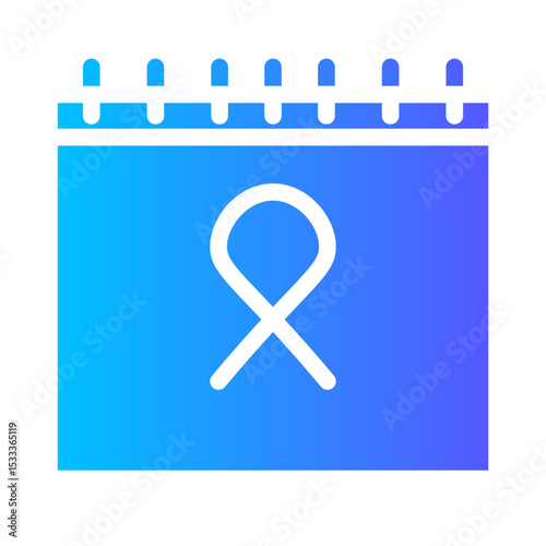 world aids day gradient icon