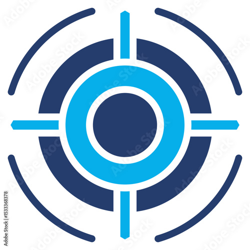 Scope solid color icon