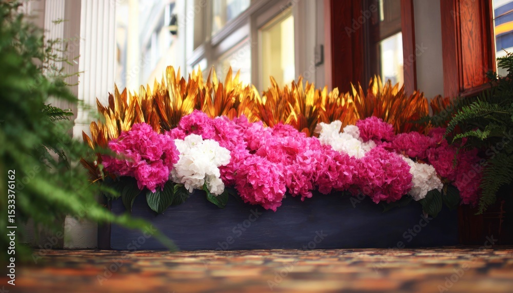 custom made wallpaper toronto digitalFloral display in a planter