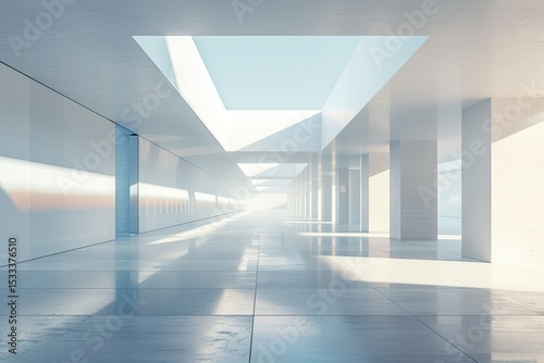 High Quality Image of Minimalist Space with Modern Architectural Touches