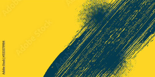 Abstract blue and yellow grunge texture background. grunge style vector illustration