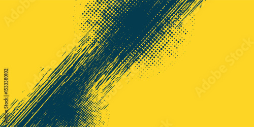 Abstract blue and yellow grunge texture background. grunge style vector illustration