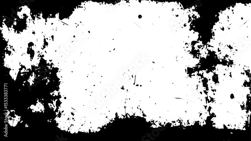 Wallpaper Mural Distressed Grunge Texture Frame with Splatter and Decay Edges for Digital Art and Overlays Torontodigital.ca