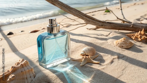 Ocean breeze perfume on a sandy beach