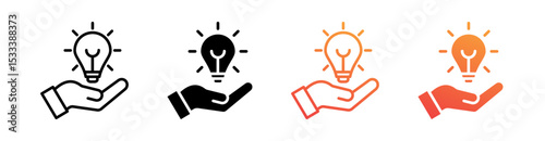 Opportunity Multiple Style Icon Set Vector 