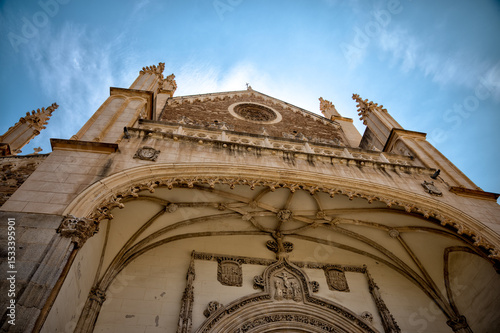 Madrid, Spain - June 2, 2025: Church of Saint Jerome the Royal cathedral in Madrid in Spain
