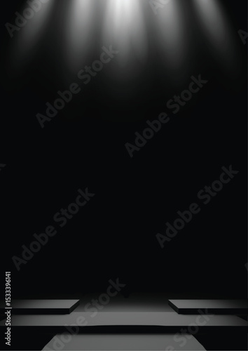 abstract background with spotlight