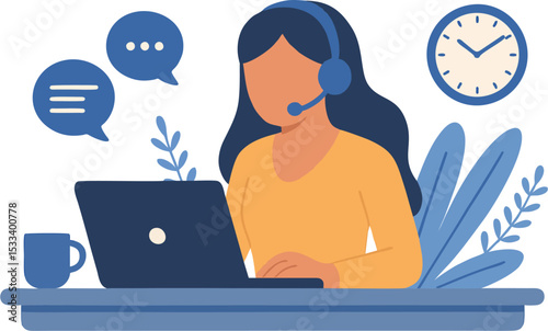 Remote Worker Navigates Virtual Communication