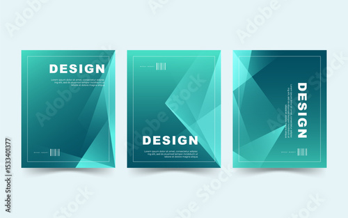 Social media post abstract gradient green . Minimalist background for business,template business,cover,etc. Vecot eps 10