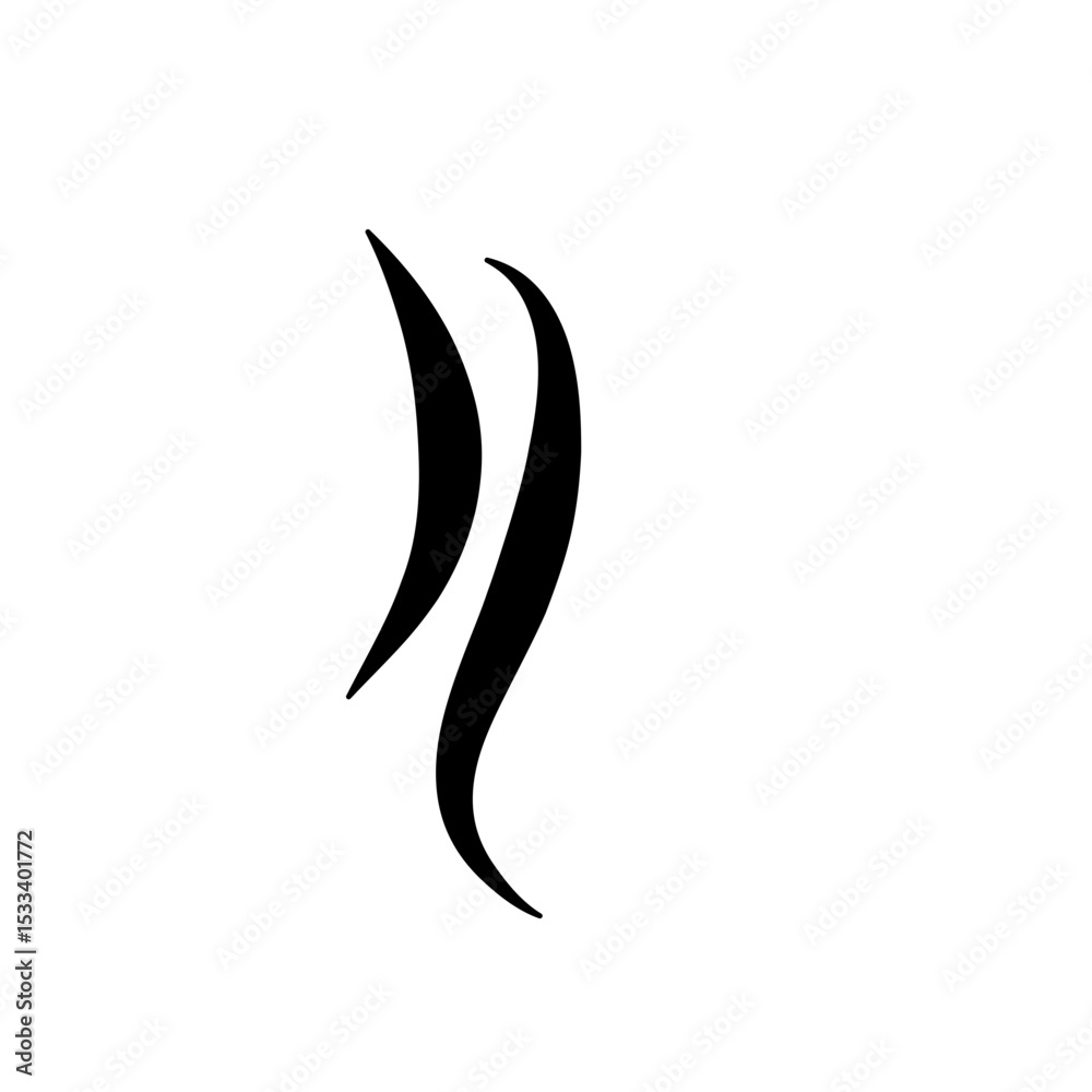 Obraz premium Smoke Silhouette