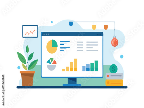 modern business infographics elements