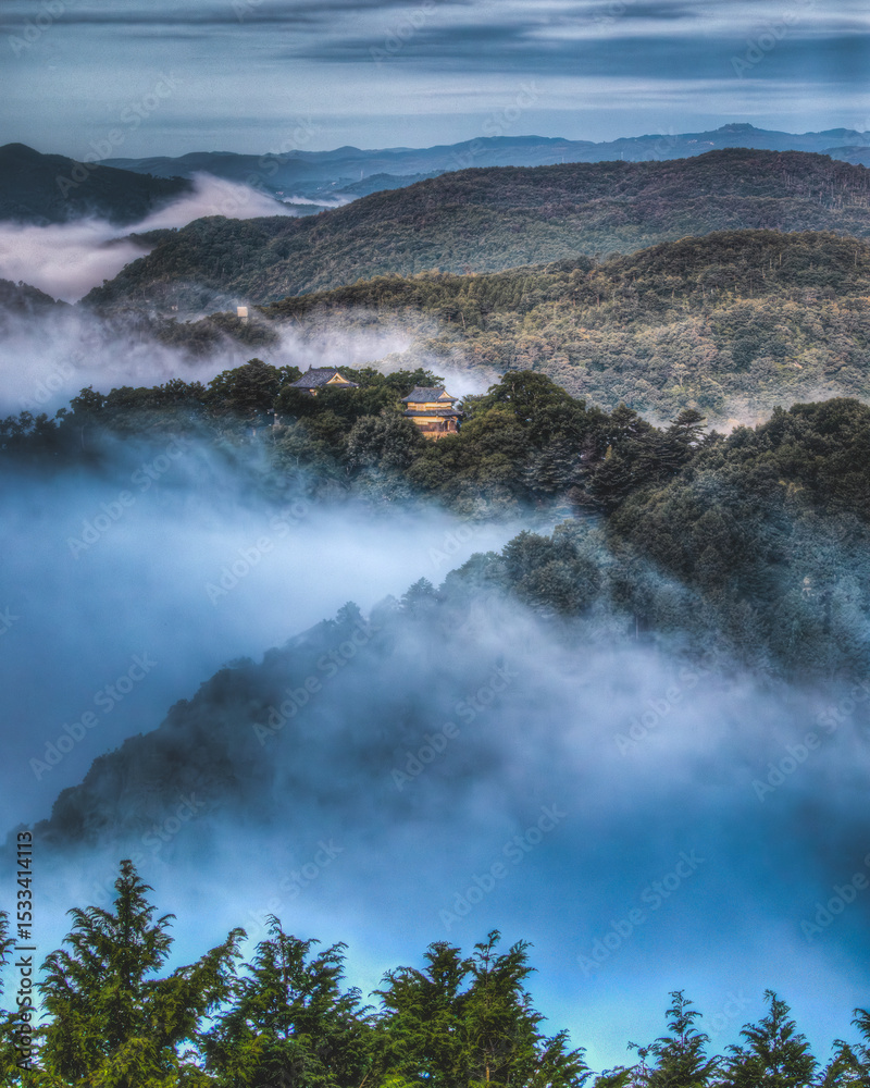 Obraz premium castle in the sky