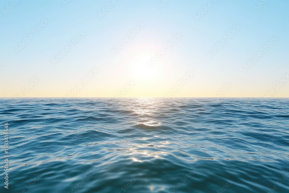 Fototapeta premium Ocean sunrise calm landscape