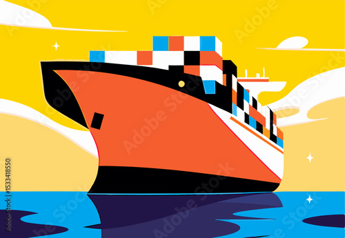 Cargo Ship Container Vessel Ocean Freight Transport
