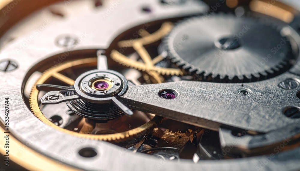 custom made wallpaper toronto digitalClose-up watch mechanism (1)