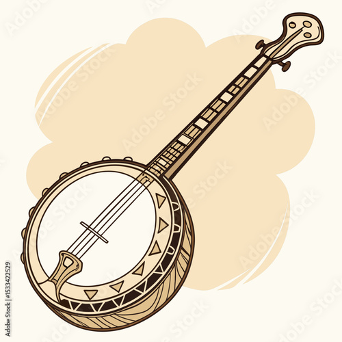 Banjo Bluegrass Vector