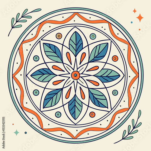 ornamental round lace ornament