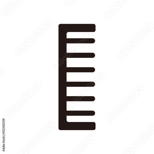 シンプルなクシのイラスト